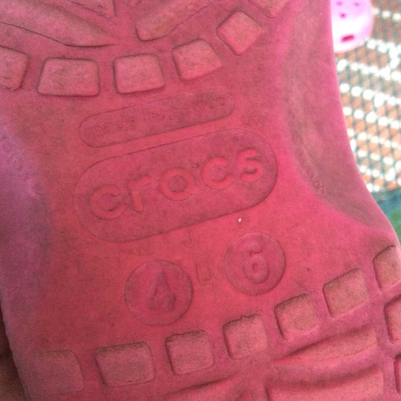 CROCS clogs raspberry pink Size 6 - Picture 5 of 5
